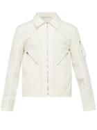 Matchesfashion.com Helmut Lang - Zipped Pocket Cotton Jacket - Mens - White