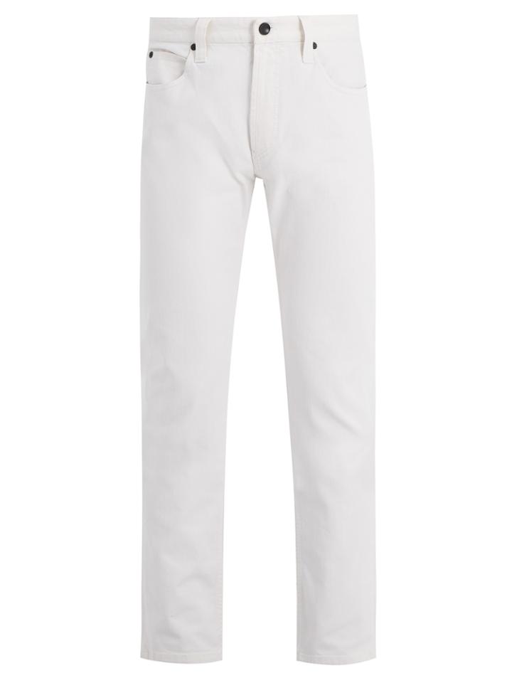 Giorgio Armani Mid-rise Straight-leg Stretch-denim Jeans