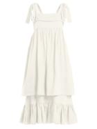 Matchesfashion.com Three Graces London - Marianne Linen Dress - Womens - White