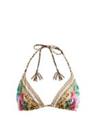 Matchesfashion.com Camilla - Champagne Coast Reversible Bikini Top - Womens - Multi