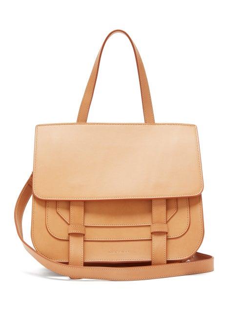 Matchesfashion.com Mansur Gavriel - Satchel Leather Shoulder Bag - Womens - Tan
