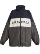 Balenciaga Tri-colour Logo-printed Jacket