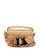 Matchesfashion.com Sanayi 313 - Carolsello Tassel Trimmed Straw Bag - Womens - Beige Multi