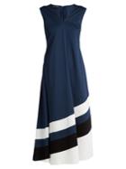 Carl Kapp Marine Striped-hem Stretch-cotton Dress