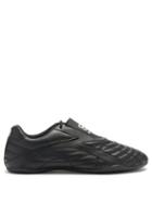 Matchesfashion.com Balenciaga - Zen Logo-print Faux-leather Trainers - Womens - Black
