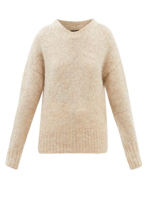Isabel Marant - Estelle Mohair-blend Sweater - Womens - Beige