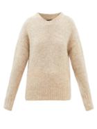 Isabel Marant - Estelle Mohair-blend Sweater - Womens - Beige