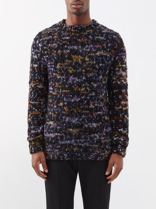 Gabriela Hearst - Lawrence Mlange Cashmere Sweater - Mens - Black Multi