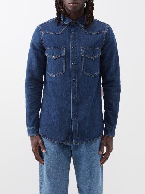 Valentino - Denim Shirt - Mens - Indigo
