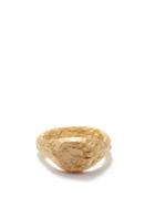 Completedworks - Crushed Recycled 14kt Gold-vermeil Ring - Womens - Yellow Gold