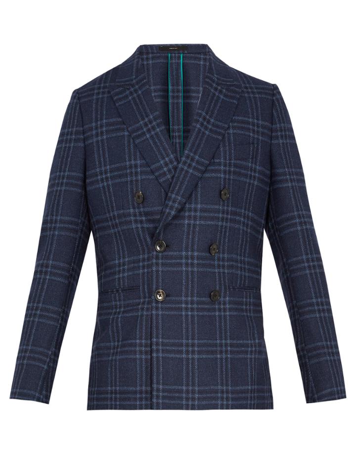 Paul Smith Soho-fit Checked Wool-blend Blazer