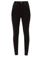 Dolce & Gabbana - High-rise Slim-leg Jeans - Womens - Black