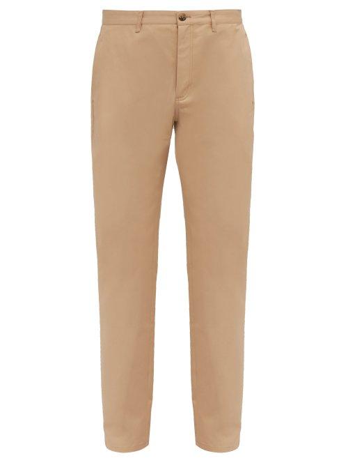 Matchesfashion.com A.p.c. - Classique Straight Leg Cotton Twill Chinos - Mens - Beige