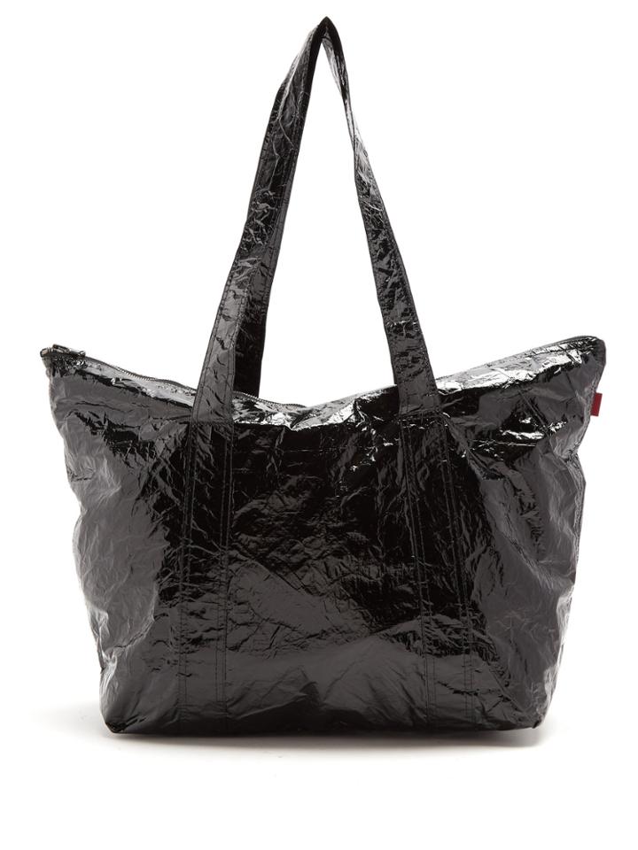 Sies Marjan Lyla Crinkled-laminated Vinyl Tote