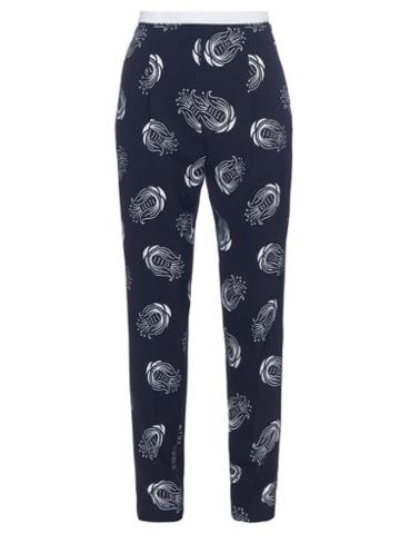 Caterina Gatta Art Deco Flower-print Trousers