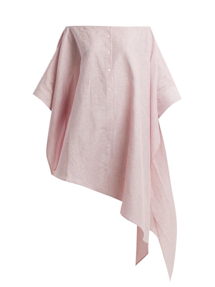 Palmer/harding Striped Linen-blend Shirt