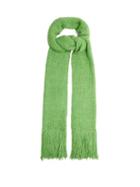 Matchesfashion.com Aessai - La Paz Extra-long Merino Wool-blend Scarf - Womens - Green