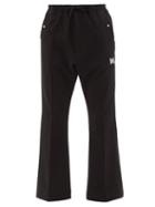 Needles - Cowboy Piped Jersey Flared-leg Trousers - Mens - Black