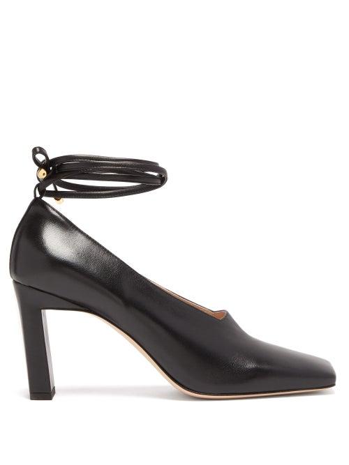 Matchesfashion.com Wandler - Isa Wraparound Leather Pumps - Womens - Black