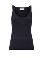 Matchesfashion.com Gabriela Hearst - Daniel Avalon Cashmere-blend Tank Top - Womens - Navy