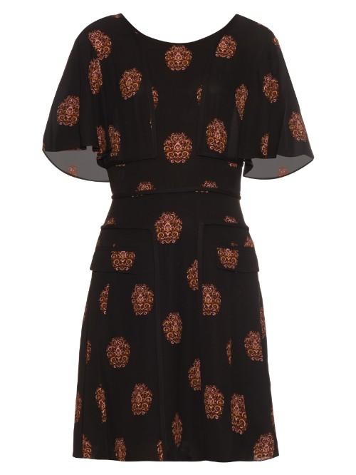 A.l.c. Crest-print Silk Dress