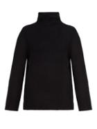 Matchesfashion.com Deveaux - Roll Neck Cashmere Blend Sweater - Mens - Black