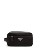 Matchesfashion.com Prada - Logo Nylon Wash Bag - Mens - Black