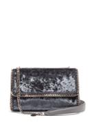 Stella Mccartney Falabella Crushed-velvet Sliding Shoulder Bag