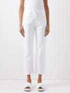 Citizens Of Humanity - Daphne High-rise Cropped Stovepipe Jeans - Womens - White
