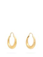 Matchesfashion.com All Blues - Fat Snake Gold-vermeil Hoop Earrings - Womens - Gold