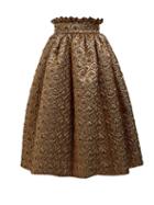 Matchesfashion.com Dolce & Gabbana - Matelass Jacquard Skirt - Womens - Gold