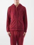 Derek Rose - Isaac Cotton-terry Hooded Sweatshirt - Mens - Red