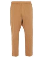 Matchesfashion.com Barena Venezia - Concealed Drawstring Cotton Blend Trousers - Mens - Beige