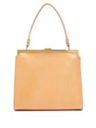 Matchesfashion.com Mansur Gavriel - Elegant Top Handle Leather Bag - Womens - Tan