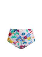Matchesfashion.com Araks - Mallory Liberty Print High Waisted Bikini Briefs - Womens - Pink Multi