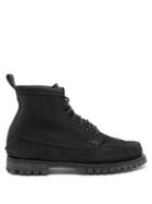Matchesfashion.com Yuketen - Angler Lace Up Suede Boots - Mens - Black