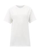 Matchesfashion.com Raey - Recycled-yarn Cotton-blend T-shirt - Womens - White