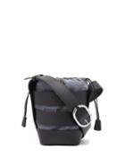 Matchesfashion.com Paco Rabanne - Cage Leather And Suede Bucket Bag - Womens - Black