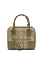 Loewe - Amazona 19 Anagram-jacquard Canvas Handbag - Womens - Green White