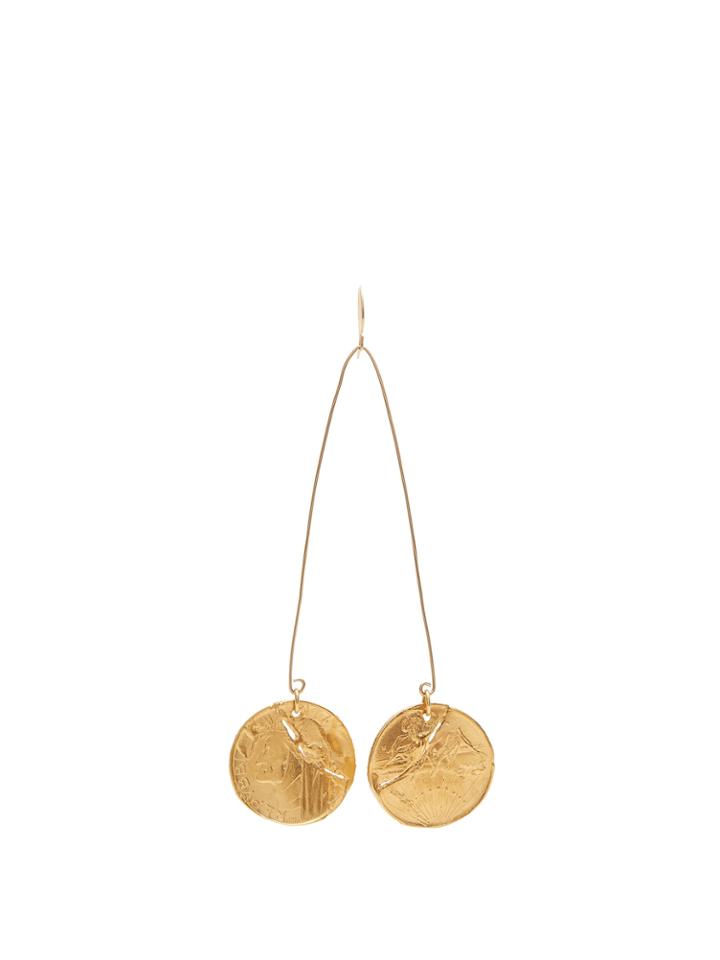 Alighieri The Fractured Poet Gold-plated Single Earring