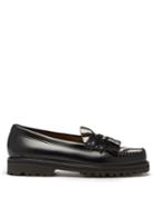G.h. Bass & Co. - Weejuns 90 Calf Hair And Leather Loafers - Mens - Black White
