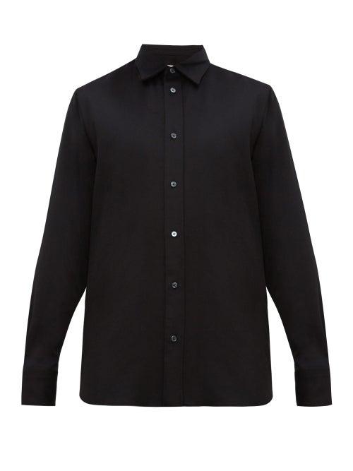 Matchesfashion.com The Row - Robin Cashmere Shirt - Mens - Black