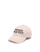 Alexander Mcqueen - Logo-embroidered Cotton Baseball Cap - Mens - Pink