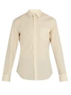 Matchesfashion.com Maison Margiela - Textured Cotton Shirt - Mens - Cream