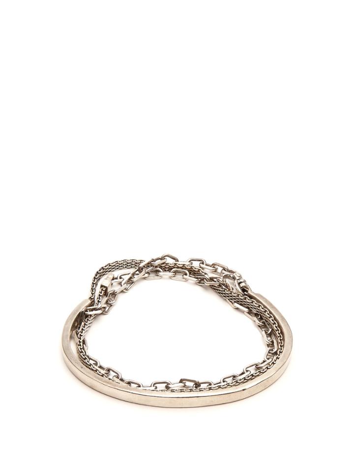 Title Of Work Sterling-silver Wraparound Bracelet