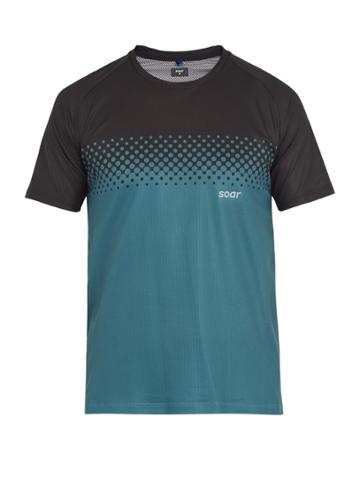 Soar Raglan-sleeve Running T-shirt
