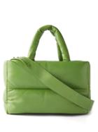 Stand Studio - Daffy Padded Leather Tote Bag - Womens - Green