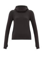 Matchesfashion.com Paco Rabanne - Logo-jacquard Modal-blend Hooded Sweatshirt - Womens - Black