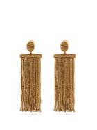 Oscar De La Renta Waterfall Tassel-drop Clip-on Earrings