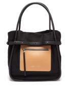 Matchesfashion.com Proenza Schouler - Inside Out Canvas And Leather Tote Bag - Womens - Black Multi